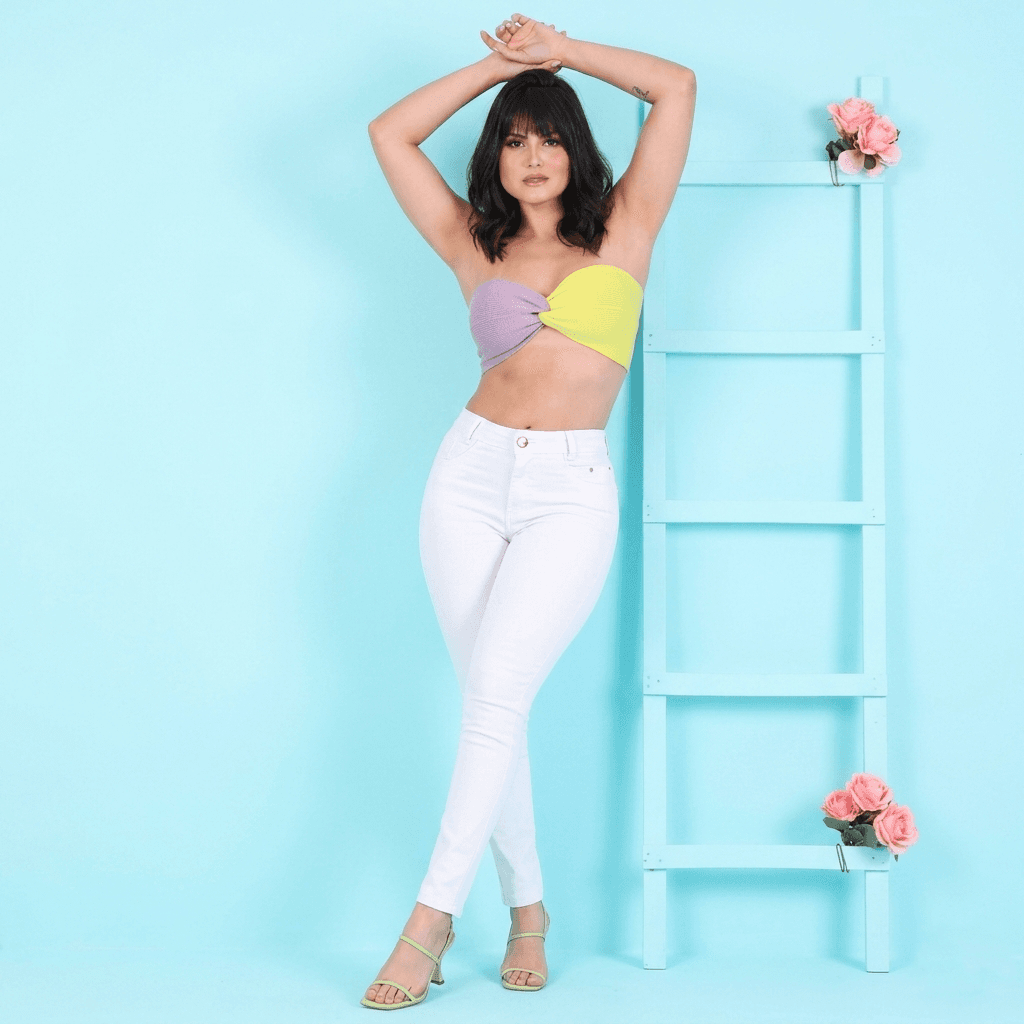 Calca Jeans Reta